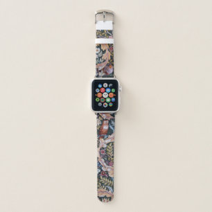 Owl and Flowers, William Morris Apple Watch Band