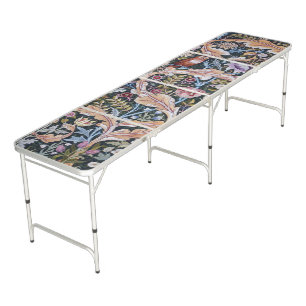 Owl and Flowers, William Morris Beer Pong Table