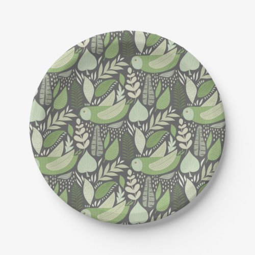 Owl And Nature Paper Plates