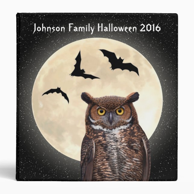 Owl and The Full Moon Binder (Front)