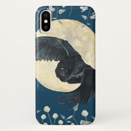 Owl and the Moon iPhone  iPad case
