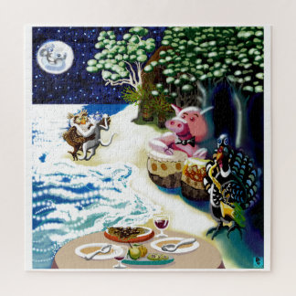 Owl and the pussycat poem jigsaw puzzle
