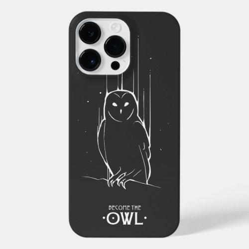 OWL ANIMAL LINE BECOME THE OWL iPhone 14 PRO MAX CASE