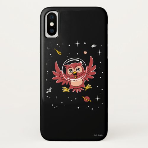 Owl Animals In Space iPhone X Case