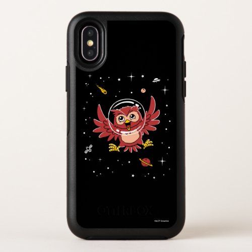 Owl Animals In Space OtterBox Symmetry iPhone X Case
