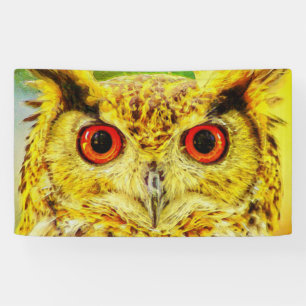 Owl Art Banner