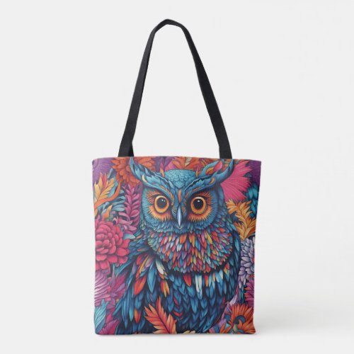 Owl Art Drawing  Tote Bag