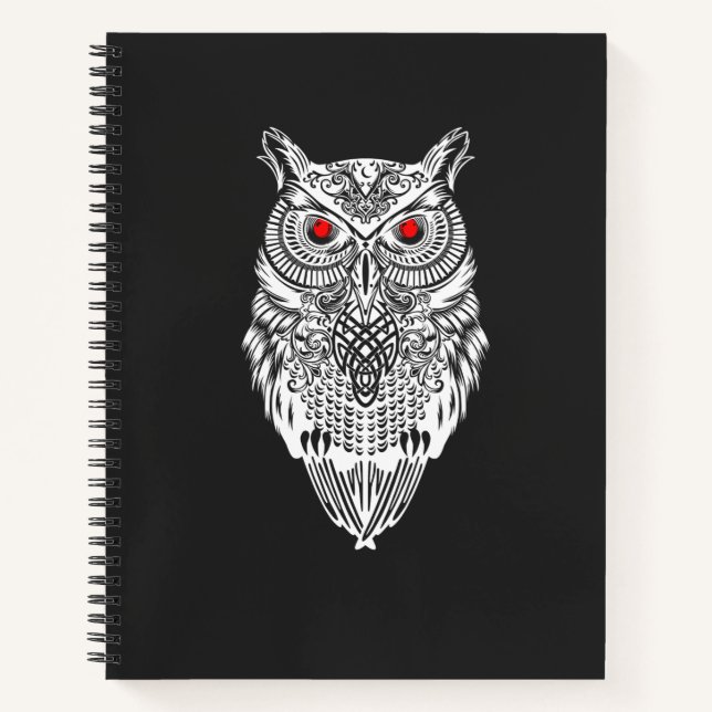 owl art notebook (Front)