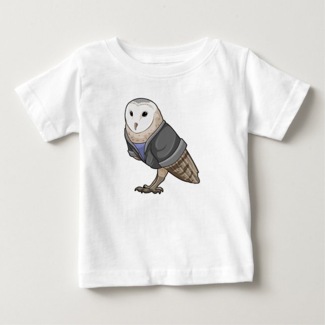 Owl as Secretary Baby T-Shirt (Front)