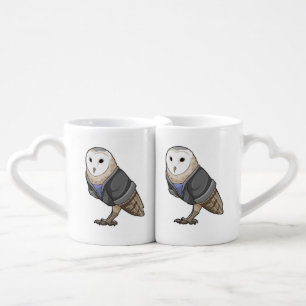 Owl as Secretary Coffee Mug Set