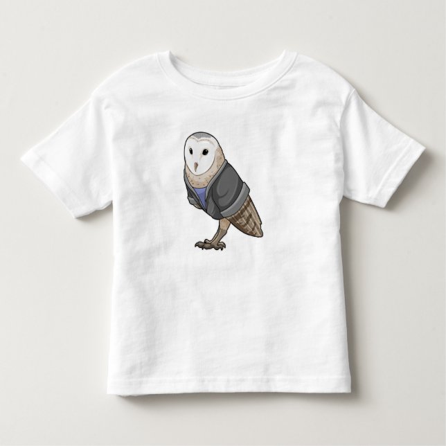 Owl as Secretary Toddler T-shirt (Front)