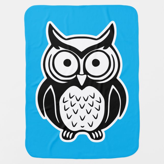 Owl Baby Blanket (Front)