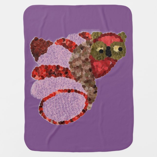 Owl Baby Blanket (Front)