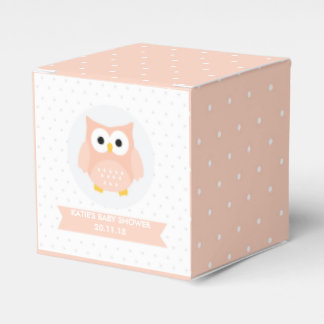 Owl Baby Shower Favor Boxes