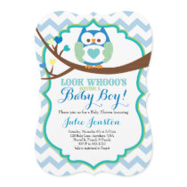 Owl Baby Shower Invitation