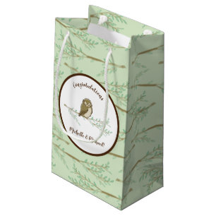 Owl Baby Shower Woodland Small Gift Bag