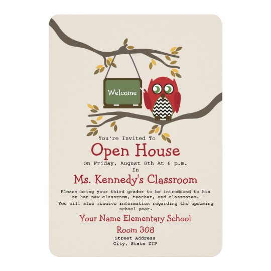 Invitation To Open House At School 9