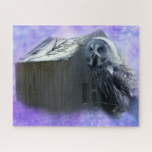 Owl Barn Shed Jigsaw Puzzle