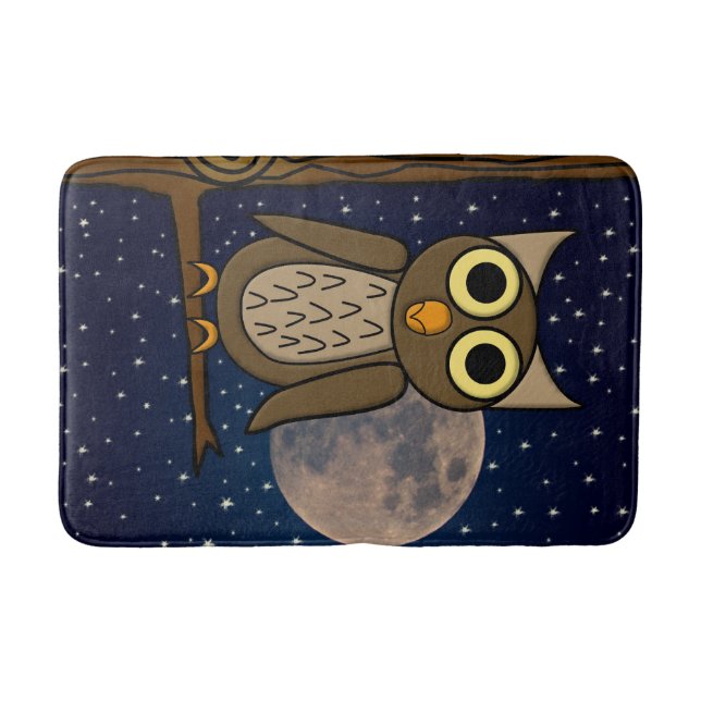 Owl Bath Mat (Front)