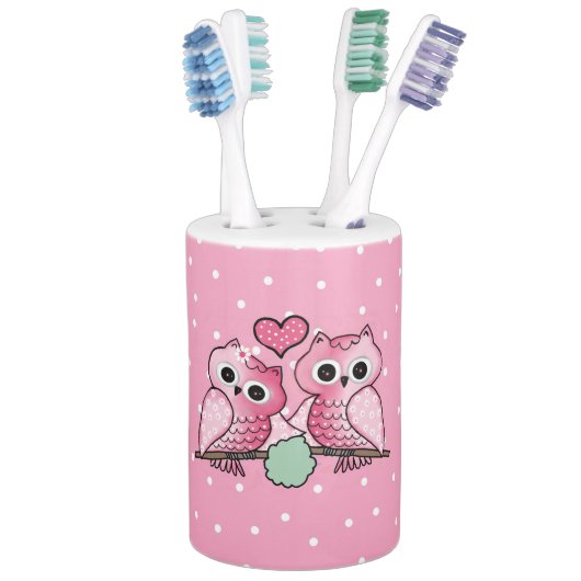 owl bath set (In Situ)