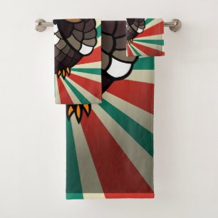 Owl Bath Towel Set
