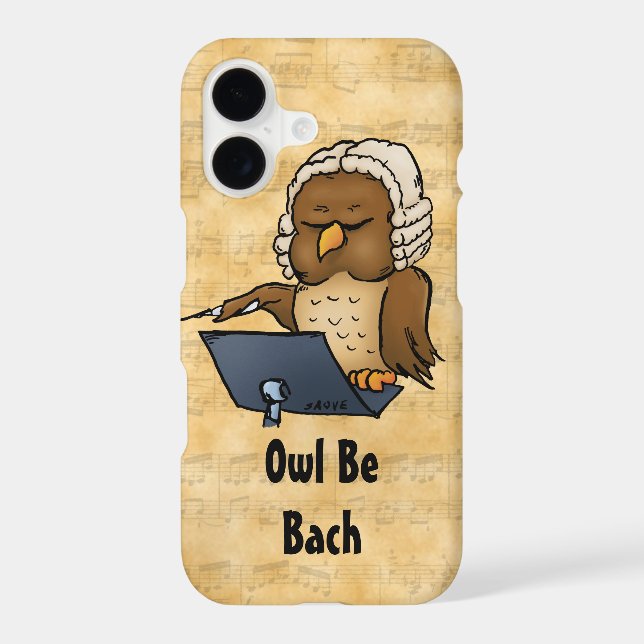 Owl Be Bach Funny iPhone 7 Case (Back)