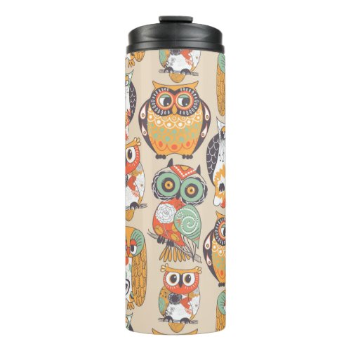 Owl Be Collection Travel Mug Thermal Tumbler