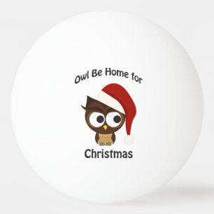 Owl be home for Christmas! Ping-Pong Ball