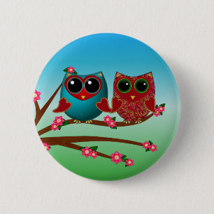 Owl be loving you-Pins Pinback Button