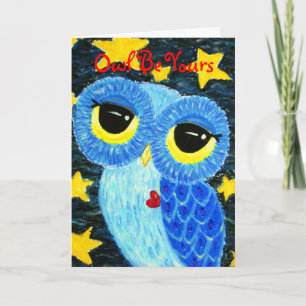 Owl Be Yours Valentine's Day Card