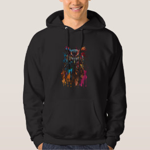 Owl bird colorful color bird observer favorite bir hoodie