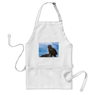 Owl Bird Feathers Animal Nature Destiny Peace Love Adult Apron