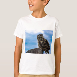 Owl Bird Feathers Animal Nature Destiny Peace Love T-Shirt