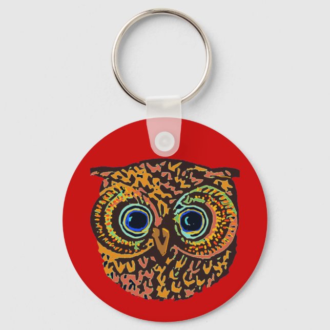 owl bird keychain (Front)