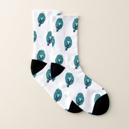 Owl Birds Art Socks