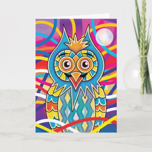 Owl Birthday Card