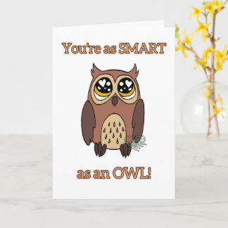 Owl Birthday Card