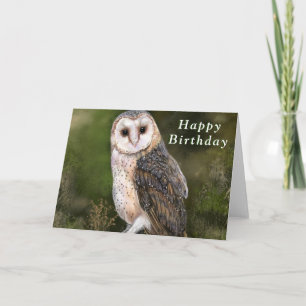Owl Birthday Card