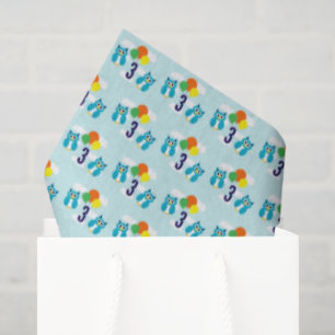 Owl Birthday Tissue Paper
