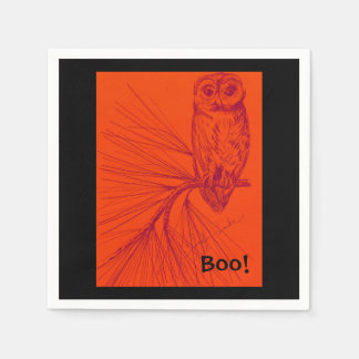 Owl Boo Napkin