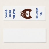 Owl Bookmark! (Front & Back)