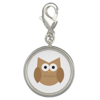 Owl Bracelet Jewellery Charm by imaginarystory at Zazzle