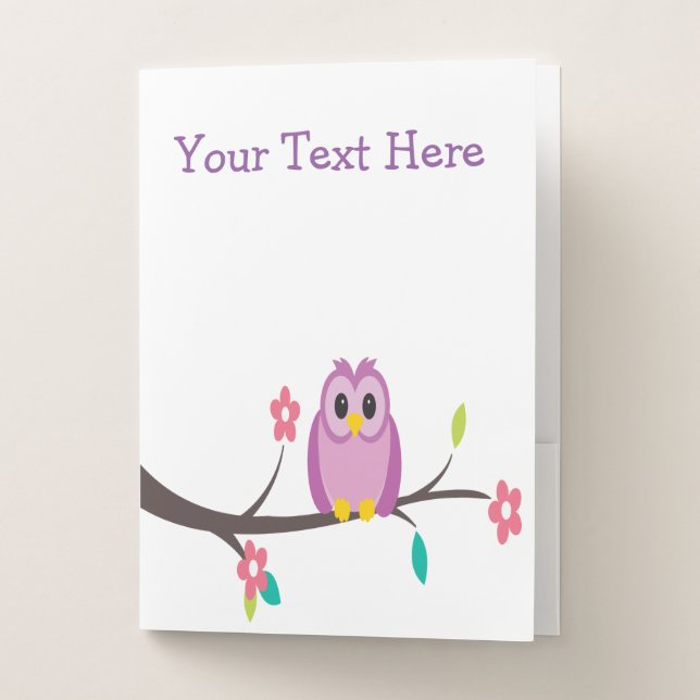 Owl Branch Pocket Folder (Front)