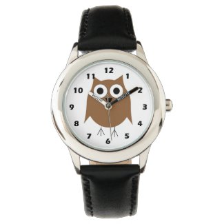 Owl Brown Wrist Watch