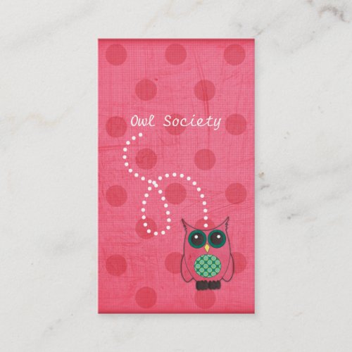 Owl Business Cards