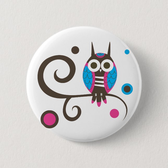 Owl Button (Front)