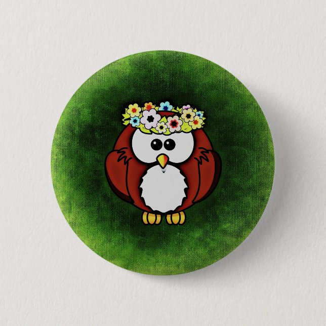 Owl Button (Front)