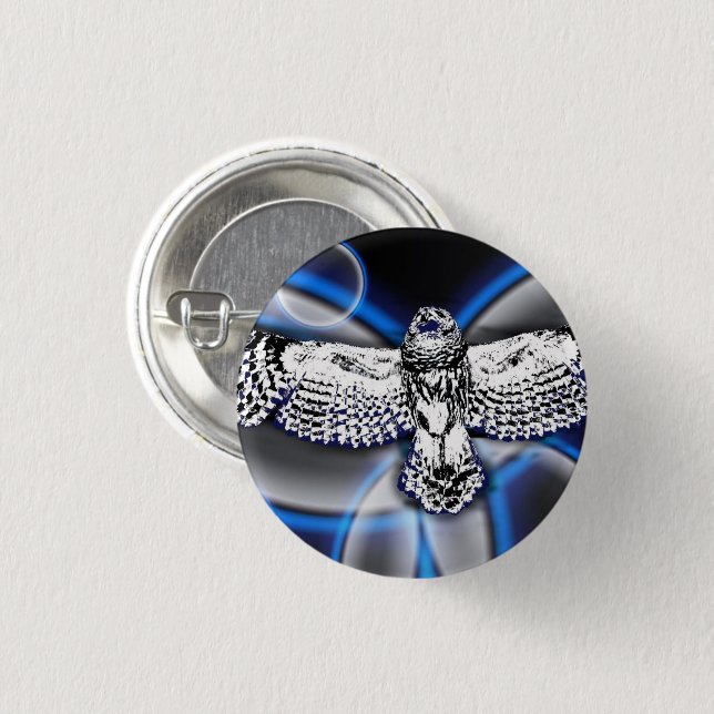 Owl Button (Front & Back)