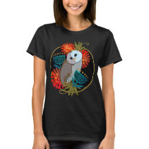 OWL BY MYSELF dark color shirts-choose style