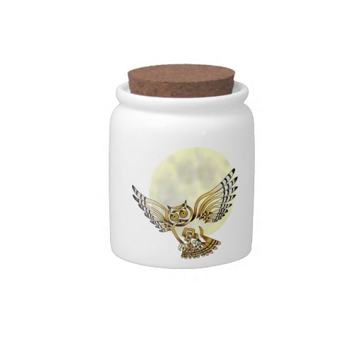 Owl Candy Jar